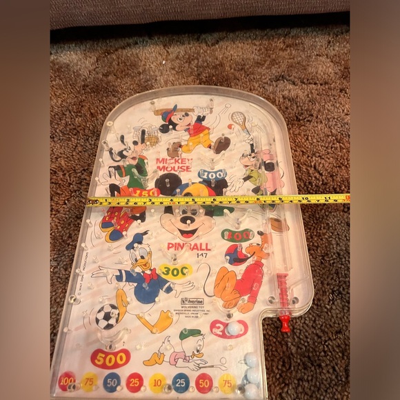 Vintage Mickey Mouse  Pinball Game used - Picture 4 of 7